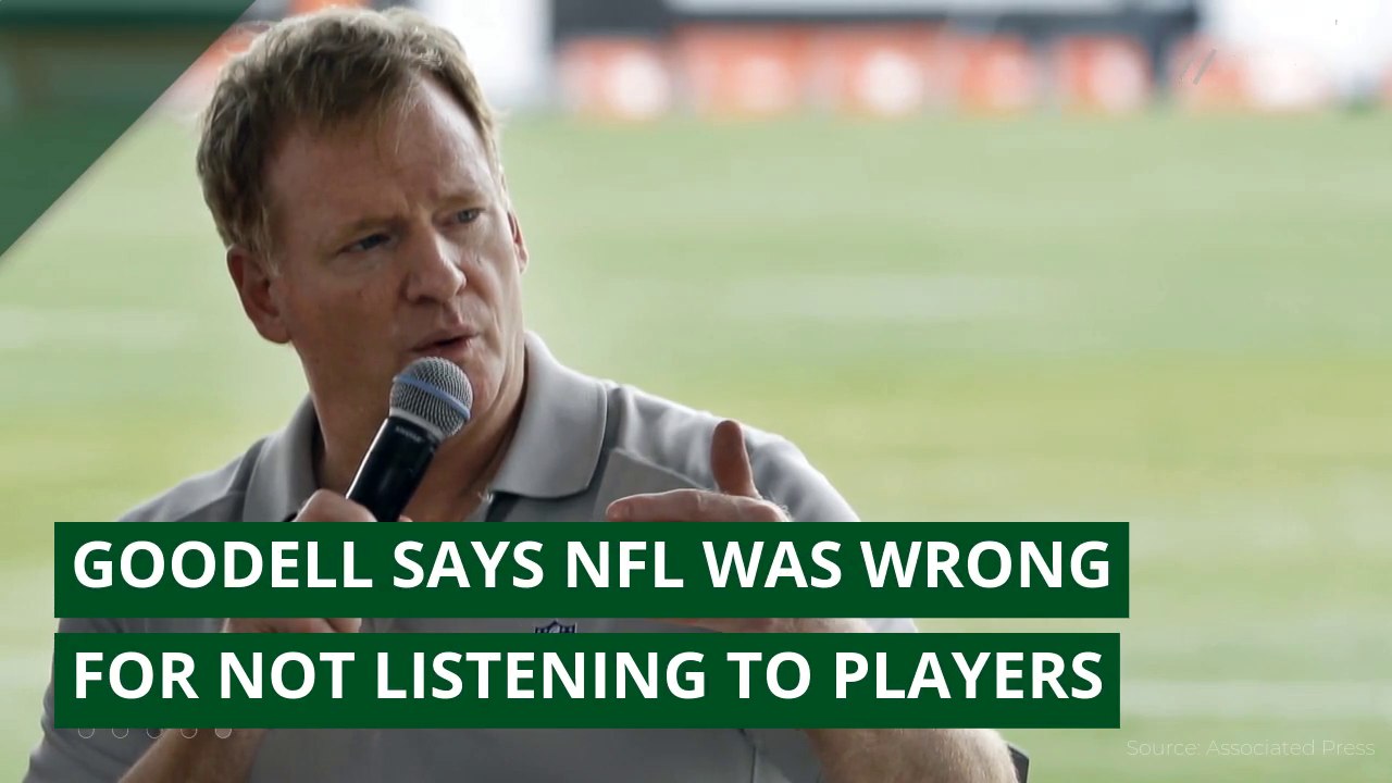 Goodell says NFL was wrong for not listening to players , and other top stories from June 08, 2020.