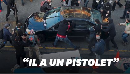 À Seattle, un homme fonce sur la foule en voiture puis tire sur un manifestant