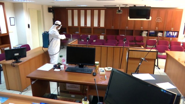 Bakırköy Adliyesi'nde yeni normalleşme süreci için tedbirler alındı - İSTANBUL