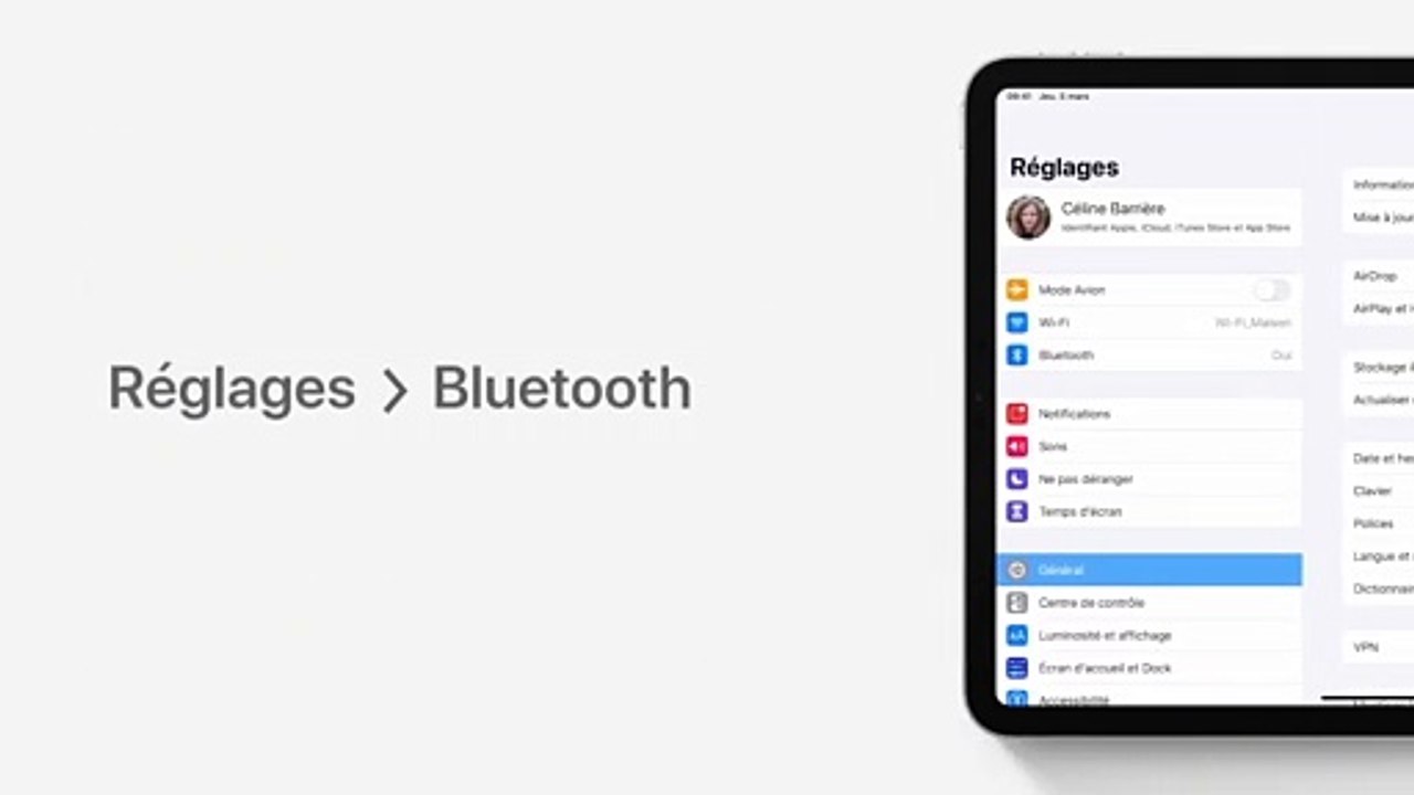 Jumeler une souris Bluetooth à votre iPad - Assistance Apple