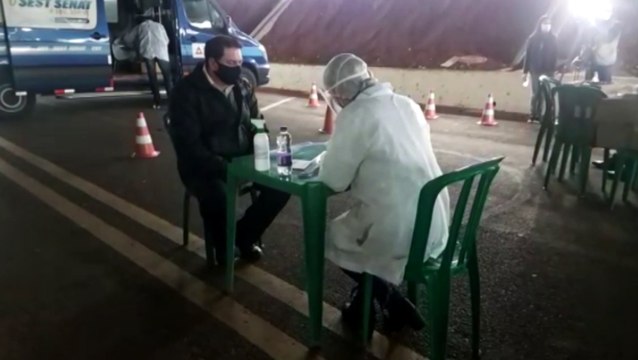 Transporte coletivo: motoristas passam por testes de Covid-19 em Cascavel