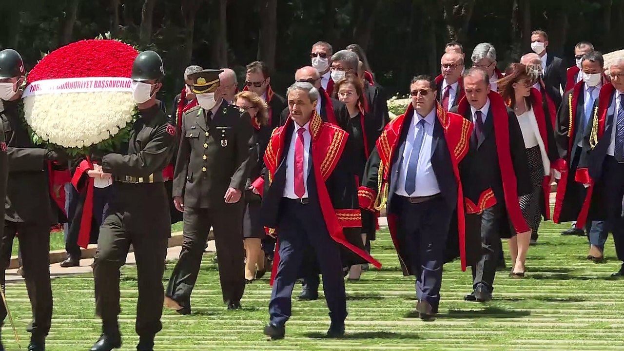 Yargıtay Cumhuriyet Başsavcısı Şahin, Anıtkabir'i ziyaret etti - ANKARA