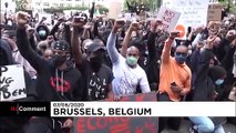 Thousands gather for anti-racism protest in Brussels
