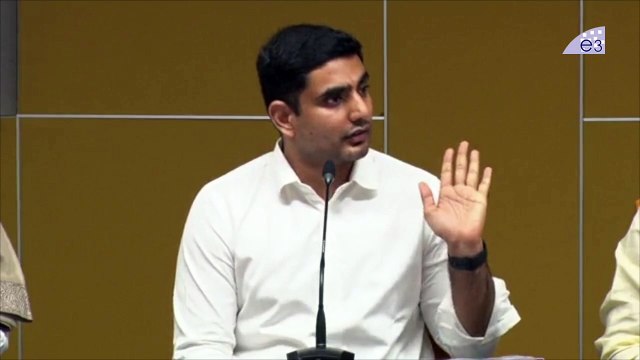 Nara Lokesh Imitates CM YS Jagan | TDP Party Press Meet | Chandrababu Naidu | E3 Talkies
