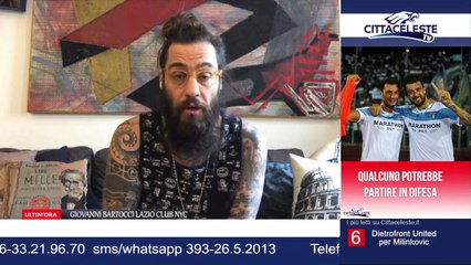 Giovanni Bartocci a CITTACELESTE TV: "Ecco cosa chiedono gli americani"