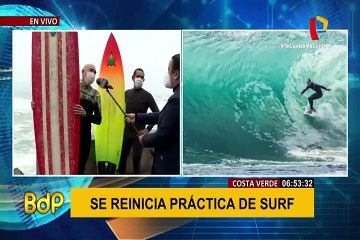 Costa Verde: ciudadanos reinician prácticas de Surf