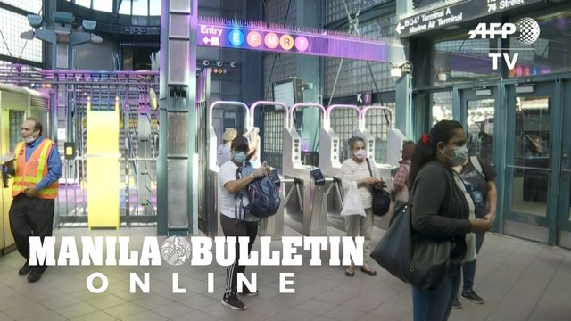 Images of New York subway as city enters first phase of reopening