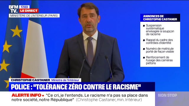 Christophe Castaner annonce l'abandon de la méthode de l'étranglement