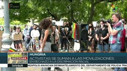 Se solidarizan húngaros contra la violencia sistémica racial en EE.UU.