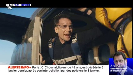 BFMTV : Un bug perturbe le début de la conférence de presse de Christophe Castaner
