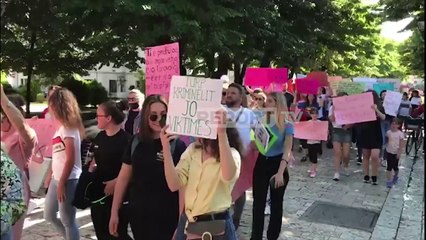 Report TV -Përdhunimi i 15 vjeçares nga roja/ Të rinjtë marshim në Shkodër