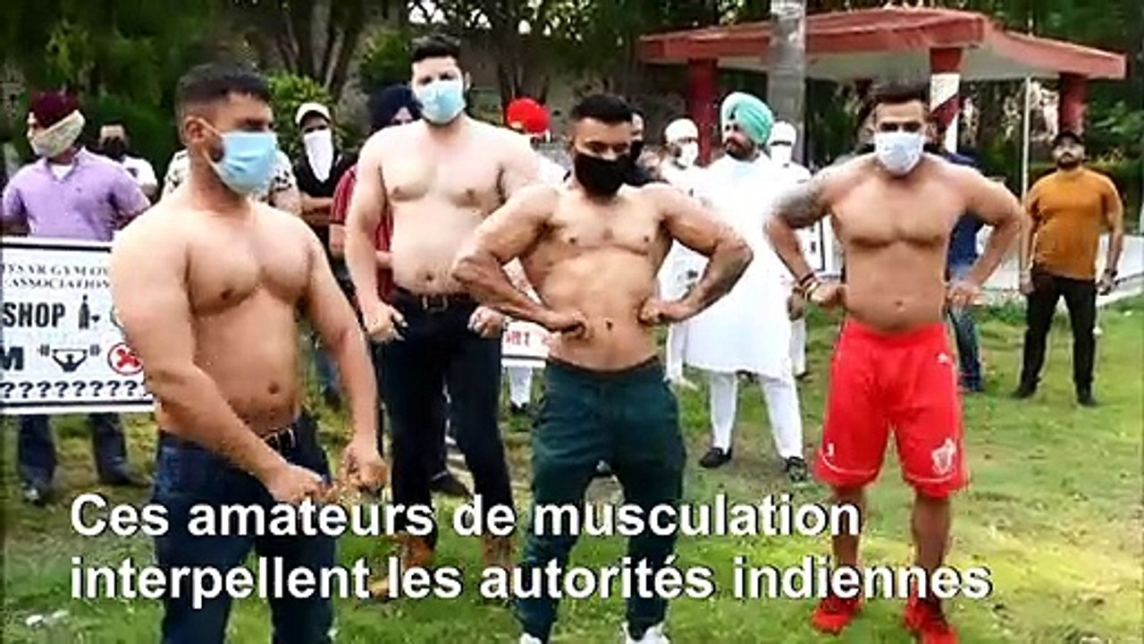 En Inde, tous muscles dehors pour réclamer la réouverture des salles de sport