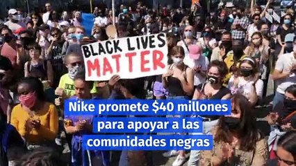 Nike promete $40 millones para apoyar a las comunidades negras