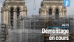 Notre-Dame de Paris : le démontage «tube par tube» de l'échafaudage a commencé