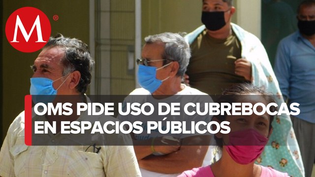 OMS cambia protocolo de uso de cubrebocas; recomienda usarlo en lugares públicos