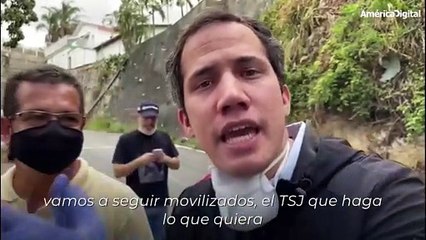 Guaidó reaparece en calles de Caracas tras rumores de protección diplomática