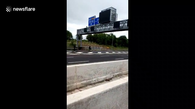 Black Lives Matter protesters bring UK motorway to standstill