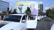 Procesión por la muerte del ex líder de la Yihad en Gaza