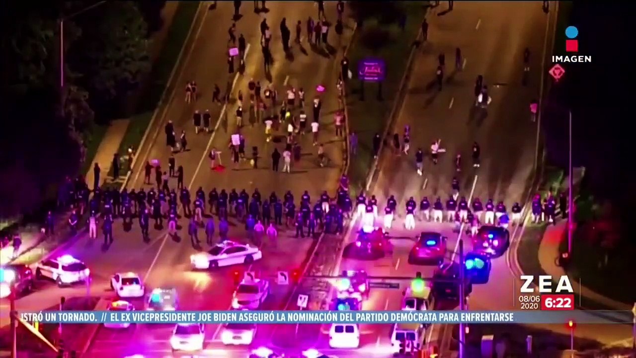 Manifestantes cierran el puente "Golden Gate" como protesta por George Floyd