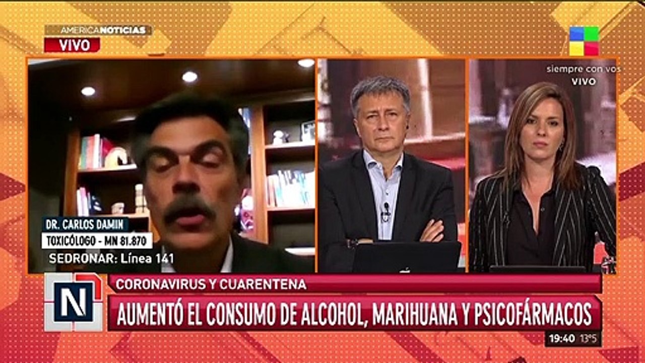 Aumentó el consumo de alcohol, marihuana y psicofármacos