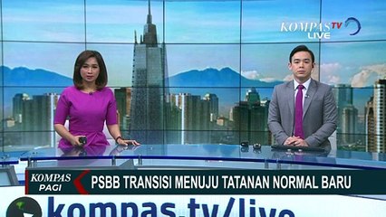 Lalu Lintas Kawasan Gatot Subroto Kembali Padat di Hari Pertama PSBB Transisi