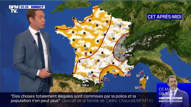 Un temps partagé entre éclaircies à l'ouest et averses à l'est ce mardi