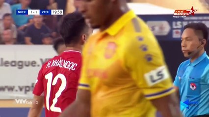 Highlights - DNH Nam Định – Viettel - Thẻ đỏ, tranh cãi và -người hùng- Vũ Minh Tuấn - NEXT SPORTS