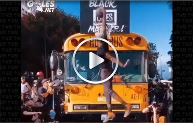 EEUU: Protestas y básquet en un mismo lugar