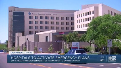 Hospitals to activate emergency plans