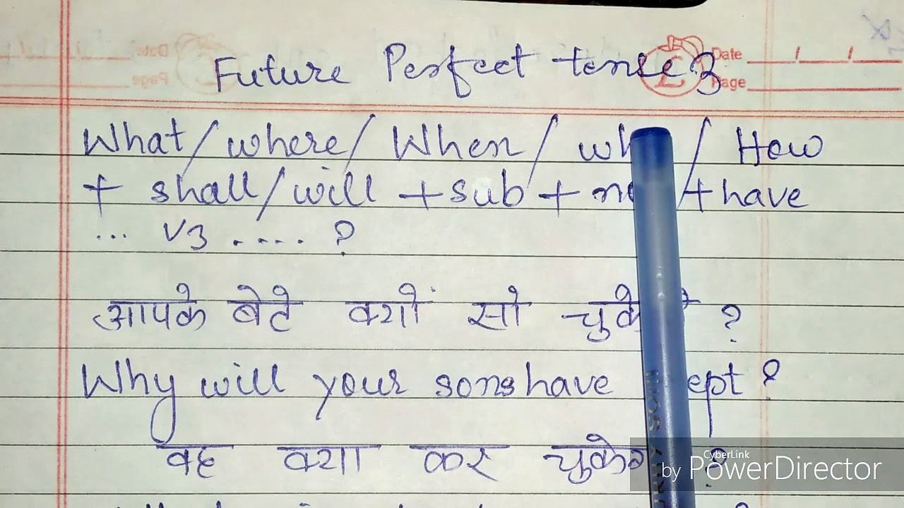 Future perfect tense in hindi