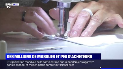 Video herunterladen: Des entreprises françaises souhaitent que l'État rachète leur surproduction de masques