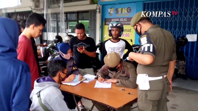Tidak Menggunakan Masker Warga Kena Denda