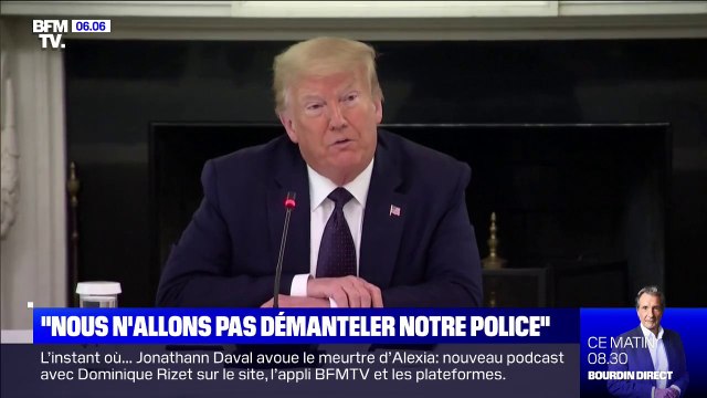 Donald Trump: Nous n'allons pas démanteler notre police