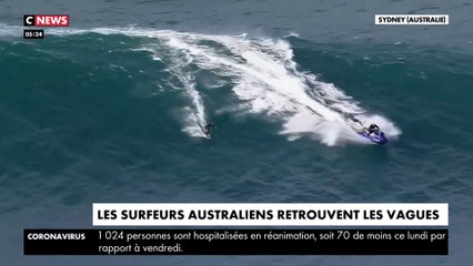 Les surfeurs australiens retrouvent les vagues