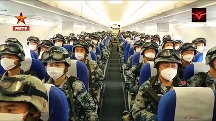 Chinese Troops Movement at Laddakh