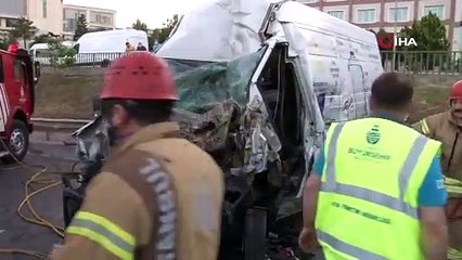 D-100'de korkunç kaza, yaralılar var! Ortalık savaş alanına döndü