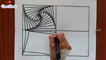 Relaxing Spiral Drawing | Abstract Art Therapy | Amazing 3D Pattern Spiral Drawing | #3 | Viral Rocket