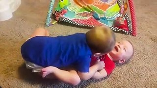 Fun and Fails Baby Siblings Playing