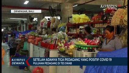 Pasae Badung Setelah adanya 3 positif Covid