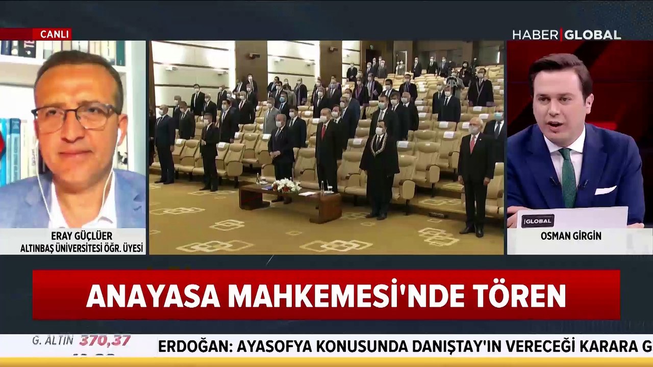 Anayasa Mahkemesi'nde yeni üye Basri Bağcı için yemin töreni