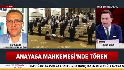 Anayasa Mahkemesi'nde yeni üye Basri Bağcı için yemin töreni