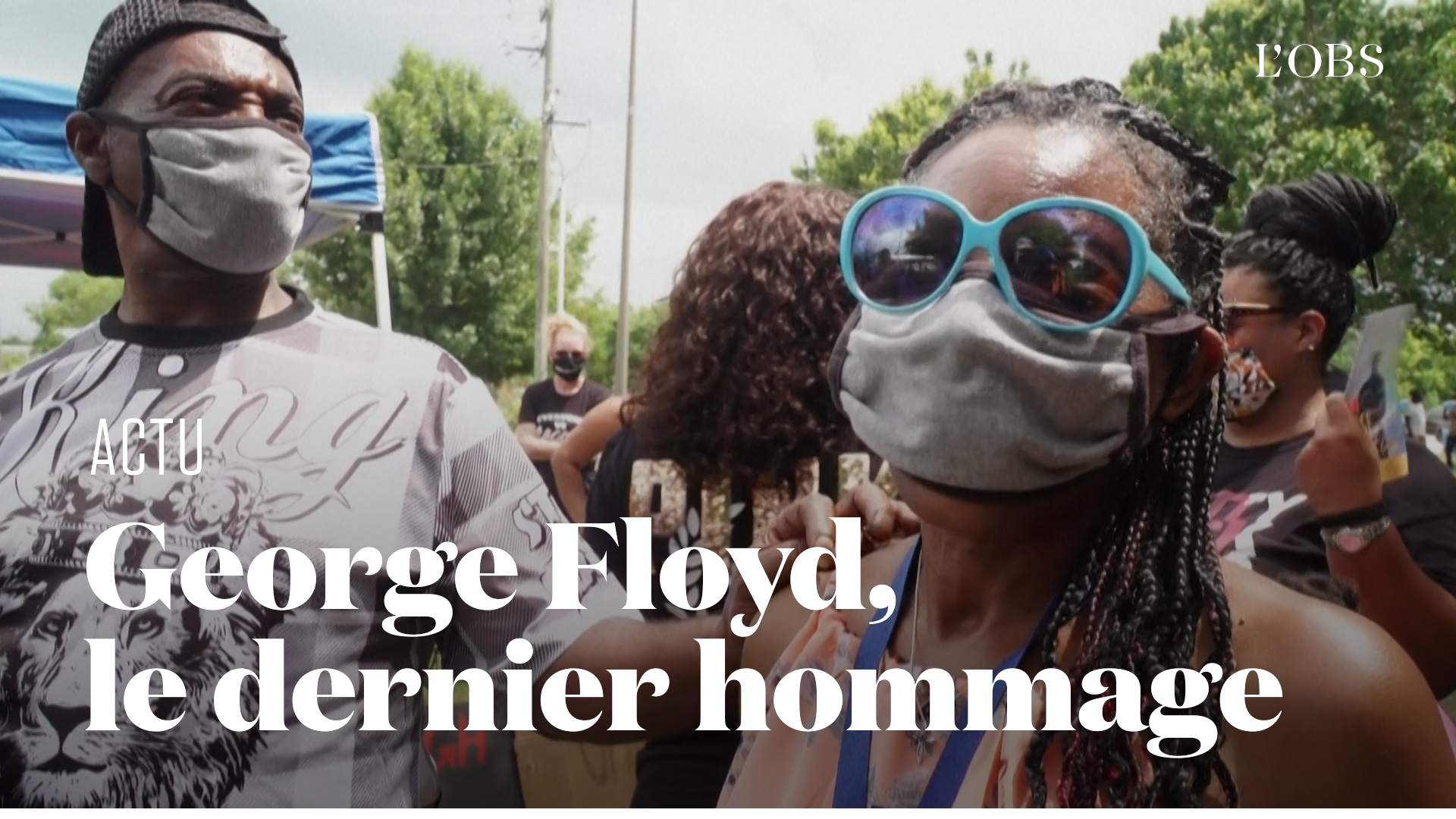 A Houston aux Etats-Unis, plus de 6 000 personnes rendent hommage à George Floyd