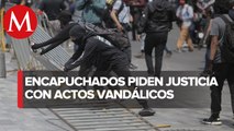Siguen los actos vandálicos en manifestaciones de la CdMx