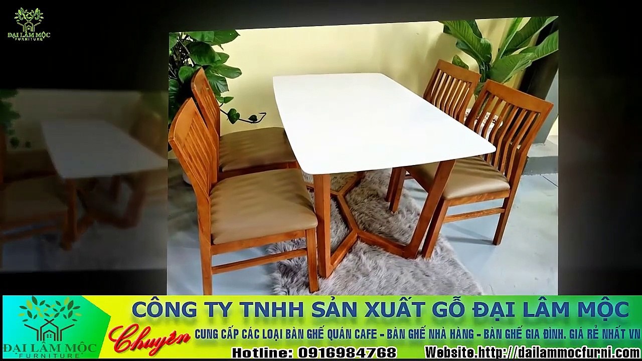 Mẫu bàn ghế cà phê sân vườn