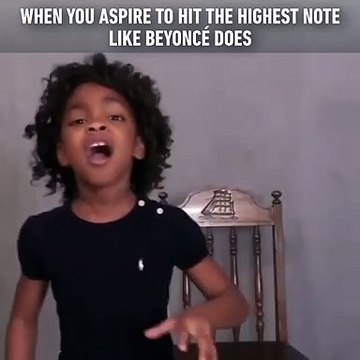 QUAND TU VEUX CHANTER COMME BEYONCÉLa petite Marsai Martin de la série black-ish a tenté lol