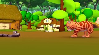 Rabbit and Peacock's Fight Story - खरगोश और मोर की लड़ाई हिन्दी कहानी - 3D JOJO Kids Moral Stories