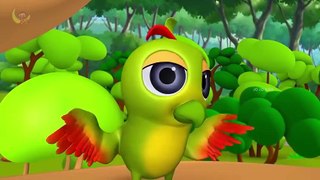 The Honest Parrot and Thief ईमानदार तोता और चोर कहानी 3D Animated Hindi Moral Stories for Kids