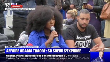 Assa Traoré: "Si l'Élysée veut nous recevoir, ce sera seulement après des actes"