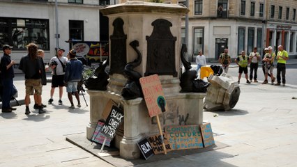 Who was Edward Colston, why was his statue toppled?