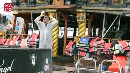 Bodrum'da sosyal mesafeli tekne turları başladı